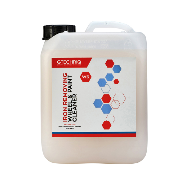 GTECHNIQ W6_5 ΚΑΘΑΡΙΣΤΙΚΟ ΖΑΝΤΩΝ, IRON REMOVING WHEEL & PAINT CLEANER (5L)