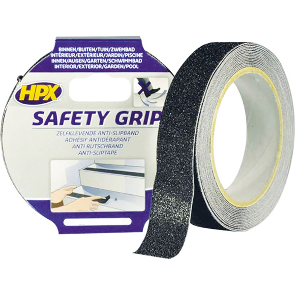 HPX SB2518 ΑΝΤΙΟΛΙΣΘΗΤΙΚΗ ΤΑΙΝΙΑ ΑΣΦΑΛΕΙΑΣ 25MM X 18M (ΜΑΥΡΗ)