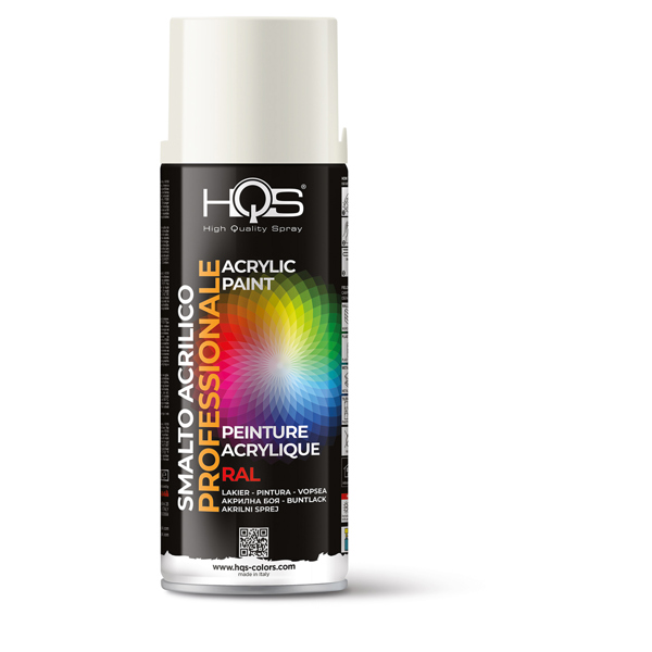 HQS 400HQS9003 SPRAY RAL 9003 , ΛΕΥΚΟ ΕΝΤΟΝΟ - 400 ML