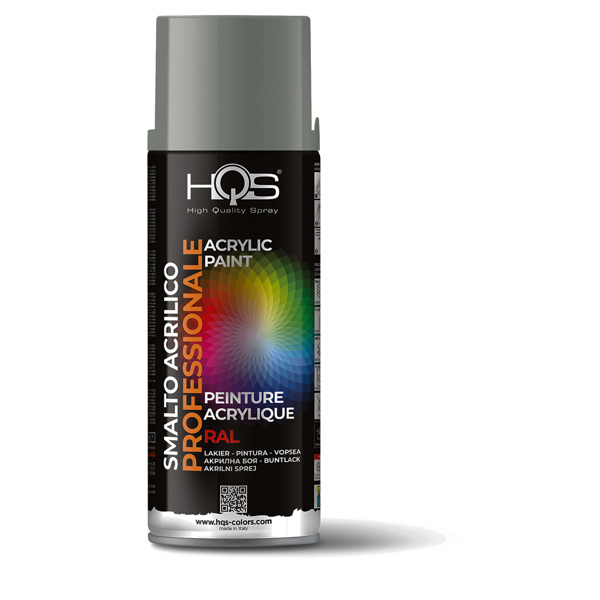 HQS 400HQS7043 SPRAY RAL 7043 , ΓΚΡΙ ΚΥΚΛΟΦΟΡΙΑΣ (Β) - 400 ML