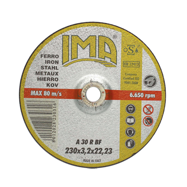 IMA 2303222F3DT ΔΙΣΚΟΣ ΚΟΠΗΣ ΣΙΔΗΡΟΥ (230 Χ 3,2 Χ 22)