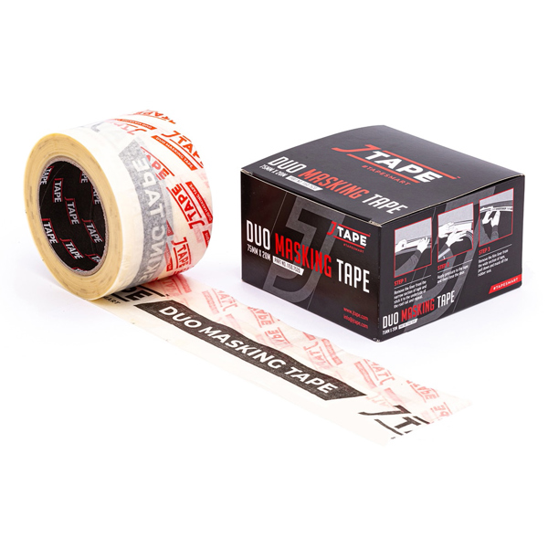 JTAPE 1150.7520 ΤΑΙΝΙΑ ΔΙΠΛΗΣ ΟΨΗΣ "DUO MASKING TAPE", ΡΟΛΟ 75MM x 20MT