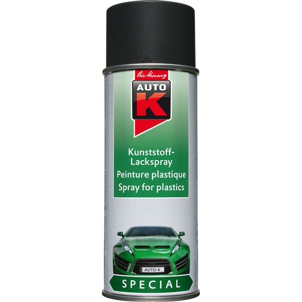 Kwasny Group AutoK 233096 SPRAY ΒΑΦΗΣ ΠΛΑΣΤΙΚΩΝ ΕΠΙΦΑΝΕΙΩΝ , ΑΝΘΡΑΚΙ - 400ML