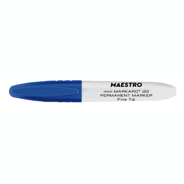 Maestro MARKARO120_BL MINI MARKER ΜΑΡΚΑΔΟΡΟΣ ΑΝΕΞΙΤΗΛΟΣ, 1.2MM, ΜΠΛΕ