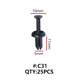 Maestro C31 ΚΛΙΠΣ ΠΛΑΣΤΙΚΑ ΚΟΥΜΠΩΜΑΤΑ ΓΙΑ ΑΜΑΞΩΜΑ (RETAINERS)