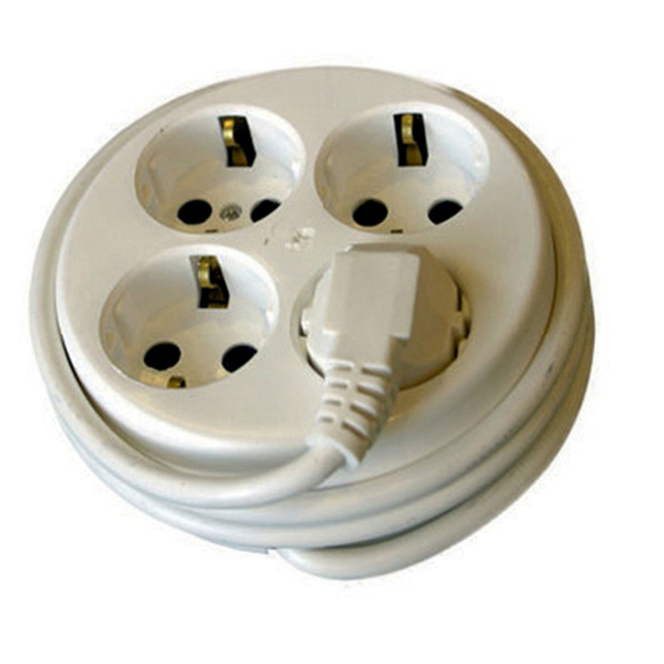 Maestro 34011 ΤΕΤΡΑΠΡΙΖΟ ΣΤΡΟΓΓΥΛΟ ΜΕ ΚΑΛΩΔΙΟ , 3Χ1MM 1,5Μ