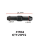 Maestro W04 ΣΥΝΔΕΣΜΟΣ ΑΠΛΟΣ ΕΥΘΥΣ ΓΙΑ ΛΑΣΤΙΧΟ Φ 4mm