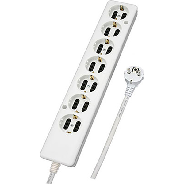 Maestro 37312 ΕΠΤΑΠΡΙΖΟ ΕΥΘΥ ΜΕ ΚΑΛΩΔΙΟ , 3Χ1MM 1,5Μ