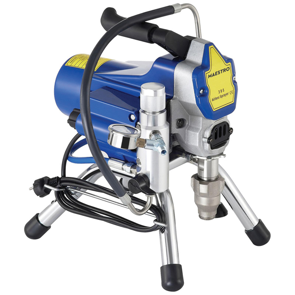 Maestro MAS-395 AIRLESS ΗΛΕΚΤΡΙΚΗ ΑΝΤΛΙΑ ΒΑΦΗΣ 228 BAR, MSP-11 ΜΠΕΚ 517+521 (1500W - 2.2L/min)