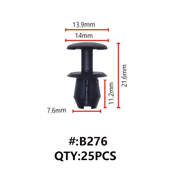 Maestro B276 ΚΛΙΠΣ ΠΛΑΣΤΙΚΑ ΚΟΥΜΠΩΜΑΤΑ ΓΙΑ ΑΜΑΞΩΜΑ (RETAINERS)