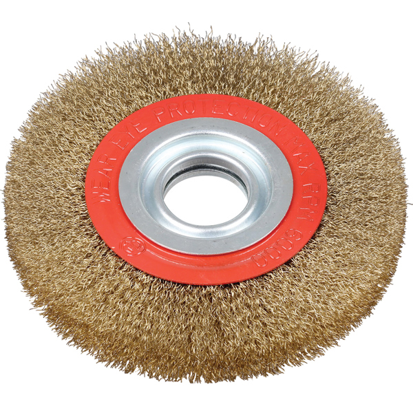 Maestro BG150.2032 BG150.2032 ΒΟΥΡΤΣΑ ΧΡΥΣΗ ΓΙΑ ΔΙΔΥΜΟ ΤΡΟΧΟ BG150T (Φ150x20 x D32MM) ΜΕ ΑΝΤΑΠΤΟΡΑ ΓΙΑ ΣΥΝΔΕΣΗ 12,7mm