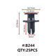Maestro B244 ΚΛΙΠΣ ΠΛΑΣΤΙΚΑ ΚΟΥΜΠΩΜΑΤΑ ΓΙΑ ΑΜΑΞΩΜΑ (RETAINERS)