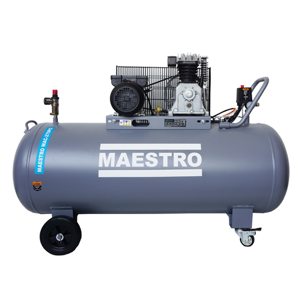 Maestro MAC-270PC_3PH AΕΡΟΣΥΜΠΙΕΣΤΗΣ ΜΕ ΙΜΑΝΤΑ 3/Φ - 270 LT - 4HP - 3.0KW - 10BAR