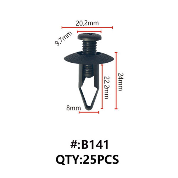 Maestro B141 ΚΛΙΠΣ ΠΛΑΣΤΙΚΑ ΚΟΥΜΠΩΜΑΤΑ ΓΙΑ ΑΜΑΞΩΜΑ (RETAINERS)