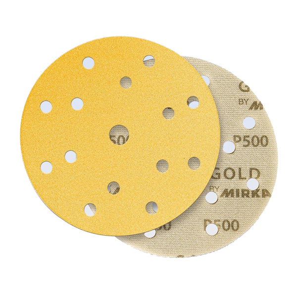 MIRKA 2371102081 GOLD SOFT, ΓΥΑΛΟΧΑΡΤΟ ΜΕ ΑΦΡΟ (PE) 15ΤΡΥΠΟ HOOKIT 150MM, P800