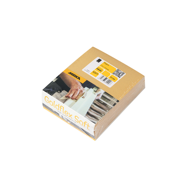 MIRKA 2971401012 GOLD FLEX SOFT,  ΠΕΤΣΕΤΑΚΙΑ ΛΕΙΑΝΣΗΣ 115MM X 140 MM (10ΤΕΜ), P120