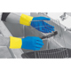 POLYCO RU560_L ΓΑΝΤΙΑ LATEX - ΔΙΠΛΗΣ ΕΜΒΑΠΤΙΣΗΣ ΧΗΜΙΚΩΝ (30CM ΜΕ ΜΑΝΣΕΤΑ) , ΜΠΛΕ - ΚΙΤΡΙΝΟ, LARGE