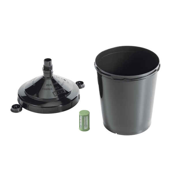 SATA 1202150 ΔΟΧΕΙΟ ΜΙΑΣ ΧΡΗΣΗΣ SATA RPS UV 0.6 L / 200 μm (ΠΡΑΣΙΝΟ ΦΙΛΤΡΟ) 50ΤΕΜ QL (Π.Κ. 1010503x60)