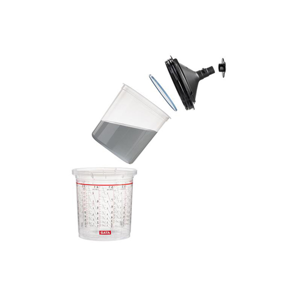 SATA 1195818 ΔΟΧΕΙΟ ΠΟΛΛΑΠΛΩΝ ΧΡΗΣΕΩΝ SATA LCS 0.40 L / 125 μm (ΚΟΥΤΙ 50ΤΕΜ QL)