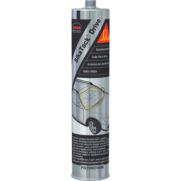 SIKA 537164 SIKATACK-DRIVE 60min, ΚΟΛΛΑ ΠΑΡΜΠΡΙΖ, ΦΥΣΙΓΓΑ 300ML (ΜΑΥΡΟ)