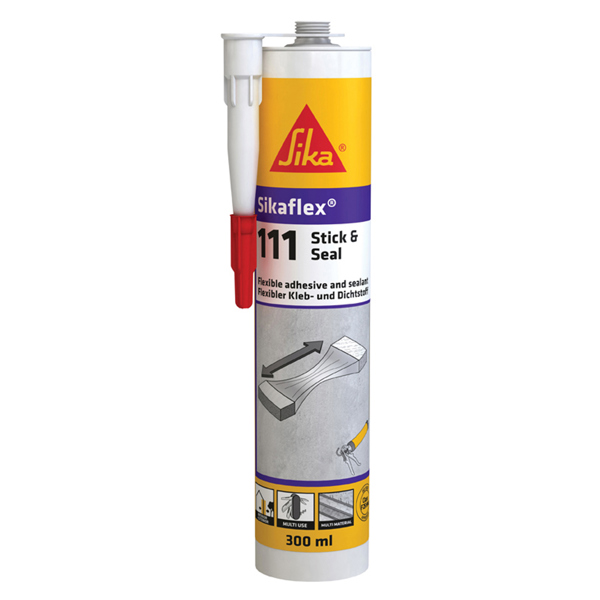 SIKA 578364 SIKAFLEX 111 STICK&SEAL, ΕΥΚΑΜΠΤΟ ΣΥΓΚΟΛΛΗΤΙΚΟ, 290 ML (ΛΕΥΚΟ)