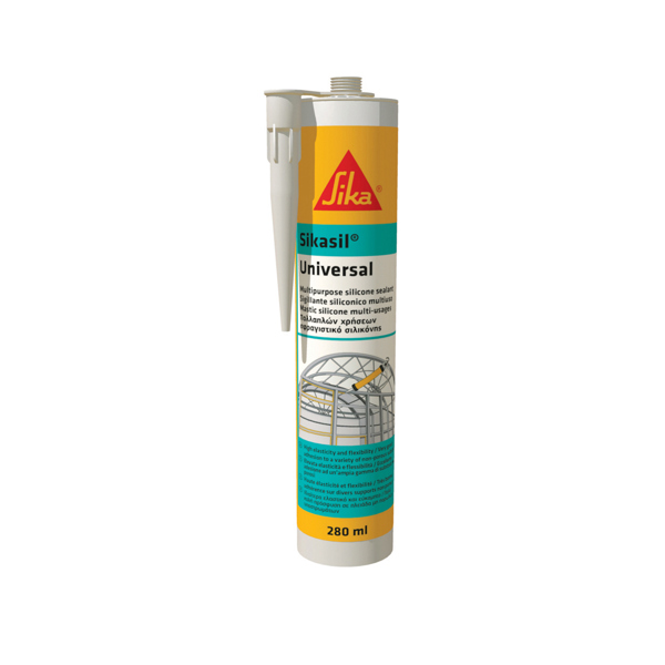 SIKA 438769 SIKASIL® UNIVERSAL, ΣΦΡΑΓΙΣΤΙΚΗ ΣΙΛΙΚΟΝΗ, 280 ML (ΜΑΥΡΟ)
