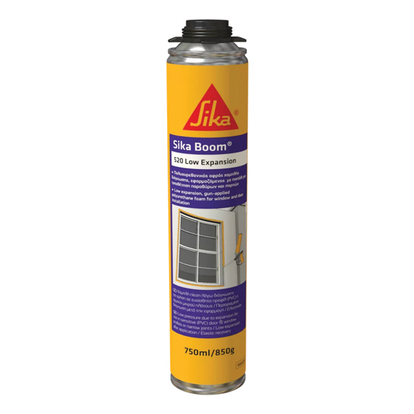 SIKA 592042 SIKABOOM®-520 LOW EXPANSION, ΔΙΟΓΚΟΥΜΕΝΟΣ ΠΟΛΥΟΥΡΕΘΑΝΙΚΟΣ ΑΦΡΟΣ , 750ML (ΥΠΟΛΕΥΚΟ-ΜΠΕΖ)