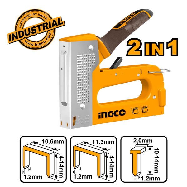 INGCO 2 σε 1 Καρφωτικό - Συρραπτικό Χειρός Β.Τ. HSG1408
