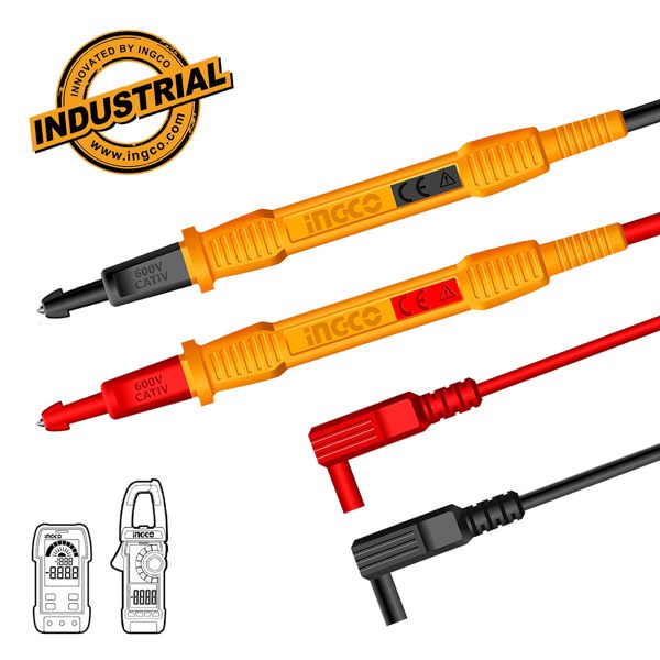 INGCO Ακροδέκτες Πολύμετρου CATIII 600V 80mm HTL30851