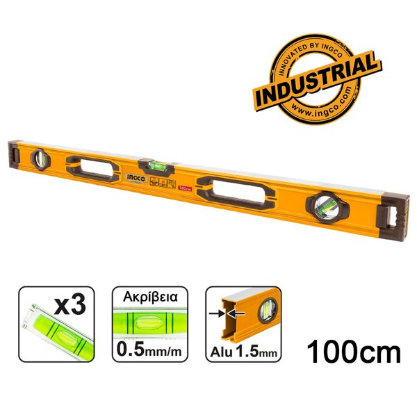 INGCO Αλφάδι Βαρέος Τύπου 100cm HSL08100
