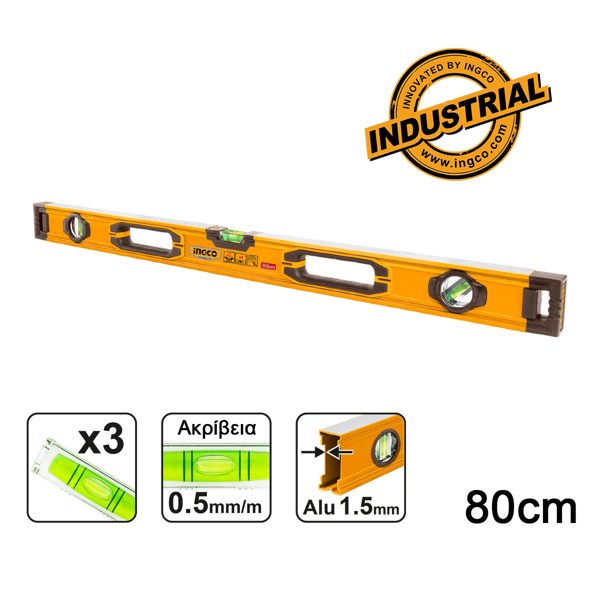 INGCO Αλφάδι Βαρέος Τύπου 80cm HSL08080