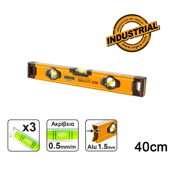 INGCO Αλφάδι Βαρέος Τύπου 40cm HSL08040