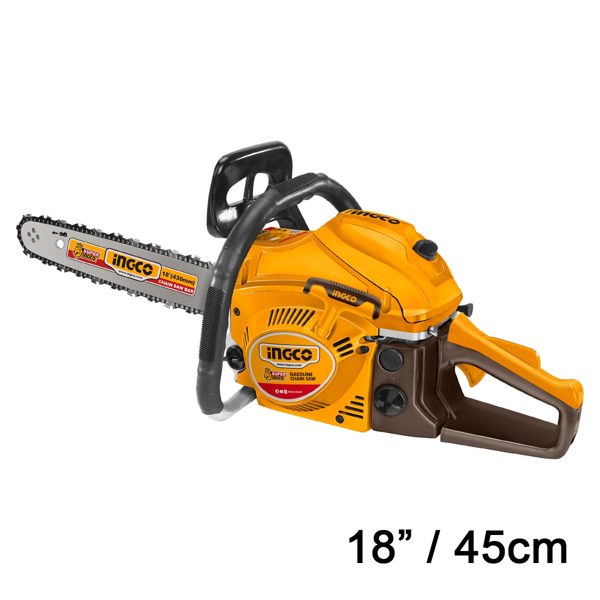 INGCO Αλυσοπρίονο Βενζίνης 2.5HP με 18"/45cm Λάμα GCS5451811