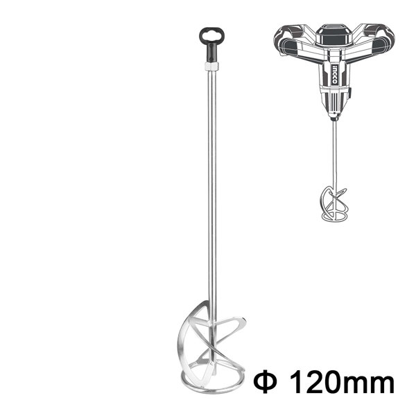 INGCO Αναδευτήρας Φ120x600mm M14 MP1120