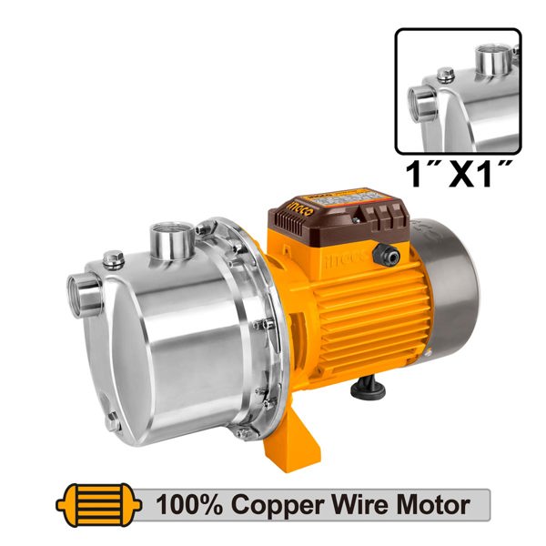 INGCO Αντλία INOX Αυτόματης Αναρρόφησης 750W JPS075082