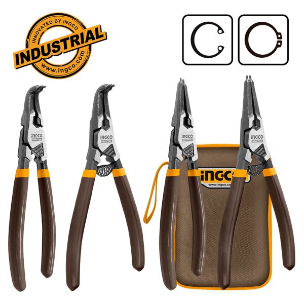 INGCO Ασφαλειοτσίμπιδο 180mm Σετ 4 τεμ. HCCPS26180