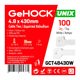 Δεματικά σε Λευκό Χρώμα 4.8x430mm 100 τεμ. GeHOCK