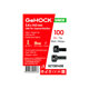 GeHOCK Δεματικά σε Μαύρο Χρώμα 3.6x140mm 100 τεμ. GeHOCK 136140