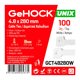 GeHOCK Δεματικά σε Λευκό Χρώμα 4.8x280mm 100 τεμ. GeHOCK 048280