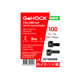 GeHOCK Δεματικά σε Μαύρο Χρώμα 3.6x280mm 100 τεμ. GeHOCK 136280