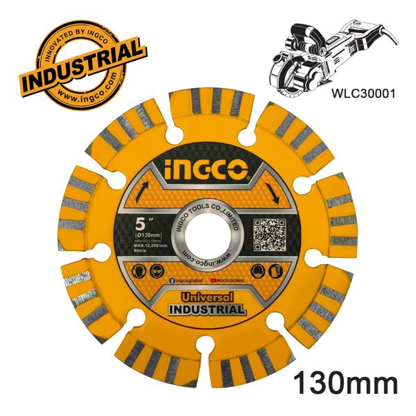 INGCO Διαμαντόδισκος Δομικών Γενικής Χρήσης 130mm DMD011301
