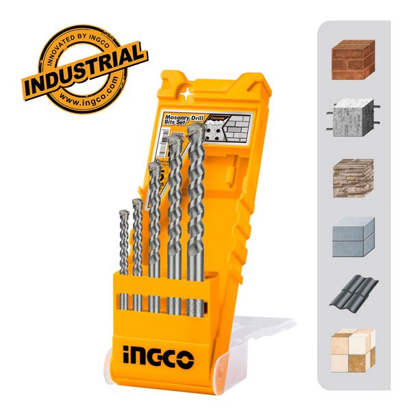 INGCO Διαμαντοτρύπανα 4-10mm Σετ 5 τεμ. AKD3051