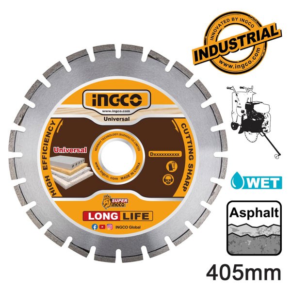INGCO Διαμαντόδισκος Ασφάλτου 405mm DMD064051