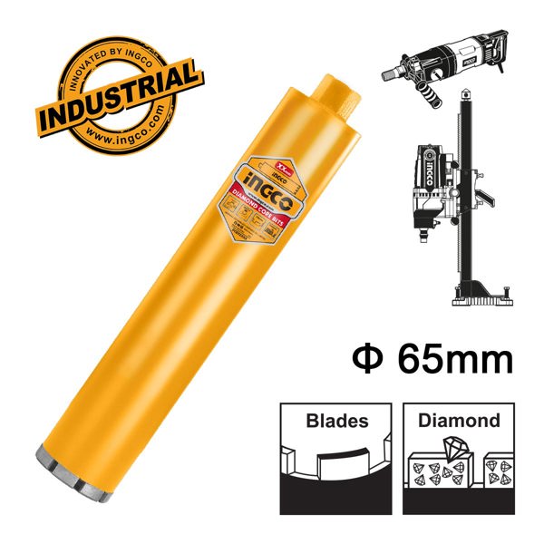 INGCO Διαμαντοκορώνα Μπετού Kαροτιέρας 65mm DCB580658