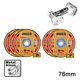 INGCO Δίσκοι Κοπής & Λείανσης Σιδήρου 76mm Σετ 5 τεμ. MCD303768
