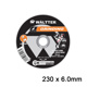 WÄLTTER Δίσκος Λείανσης Σιδήρου / INOX WALTTER 230x6.0mm 2306022