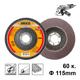 INGCO Δίσκος Λείανσης Φίμπερ K60 115mm FD1152