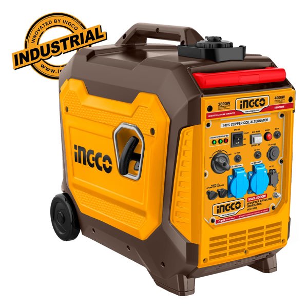 INGCO Γεννήτρια Inverter Βαλιτσάκι Βενζίνης 4kW 5kVA 5HP GEI47506E