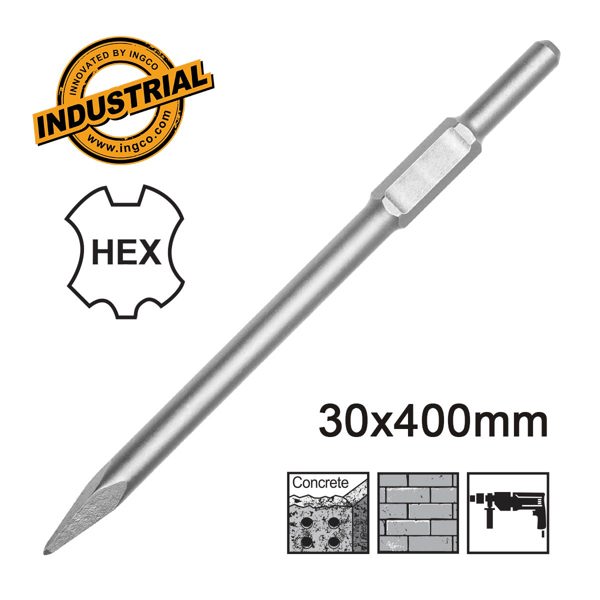 INGCO HEX Βελόνι με Κυλινδρικό Στέλεχος DBC03340011