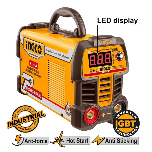 INGCO Ηλεκτροκόλληση Inverter 200Α MMA20069E
